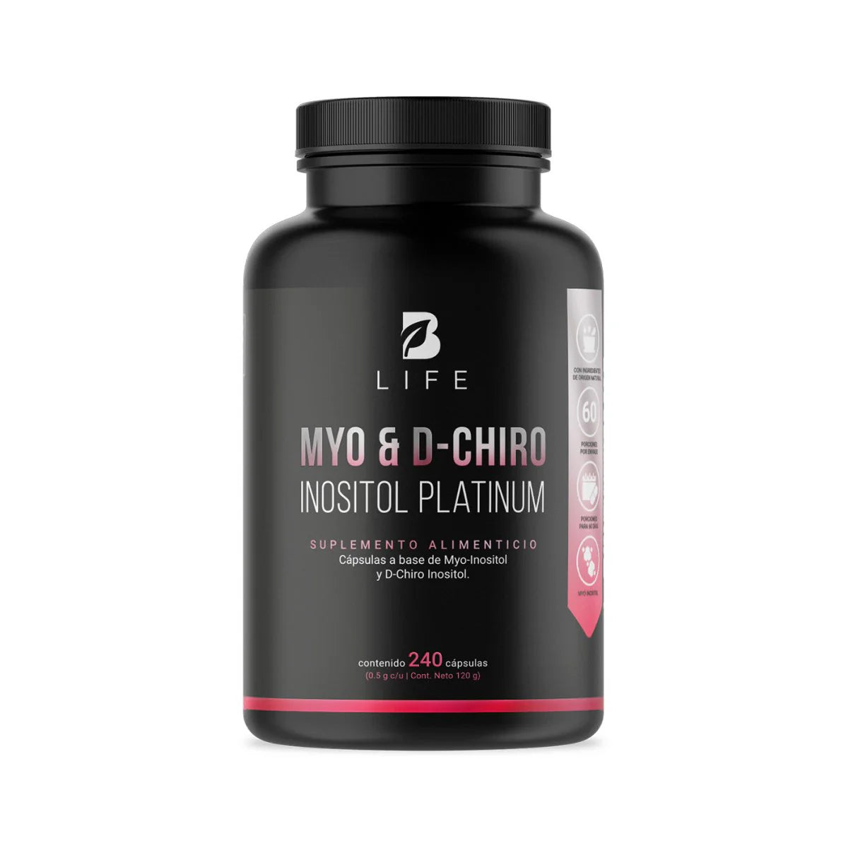 MYO & D-CHIRO Inositol platinum 240 caps b life