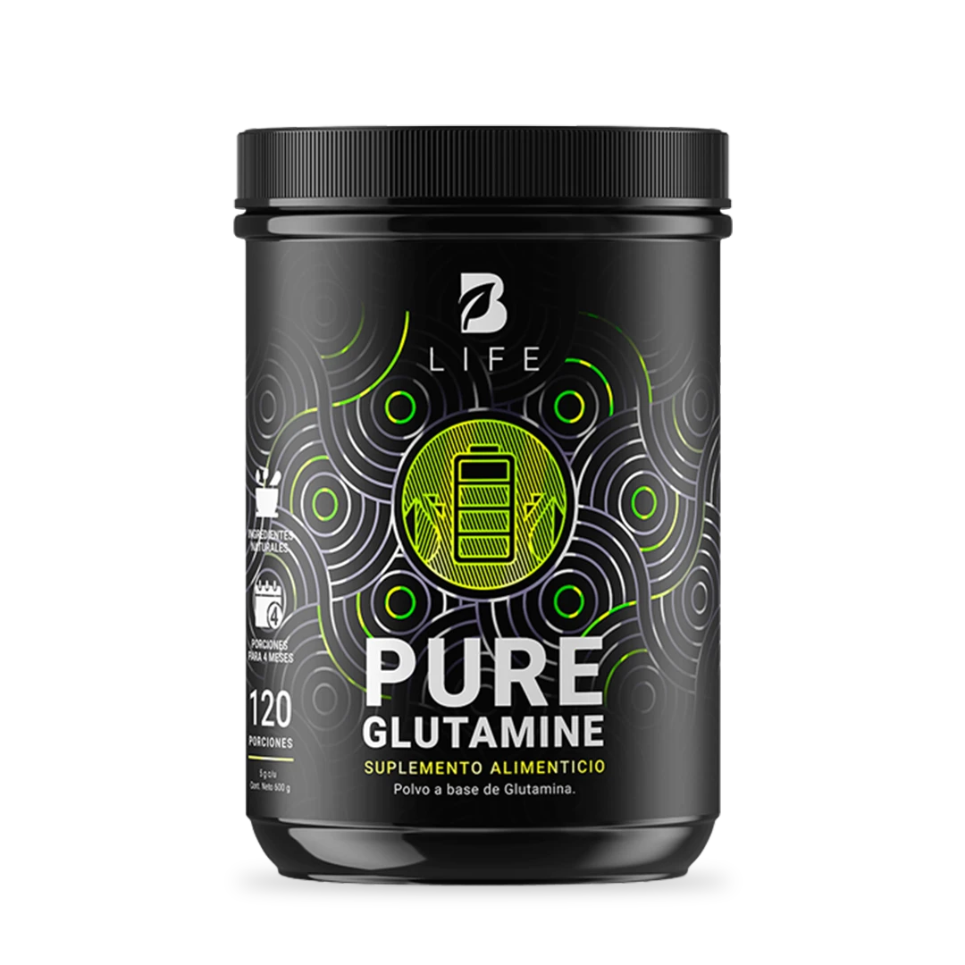 Pure Glutamine polvo 120 porciones b life