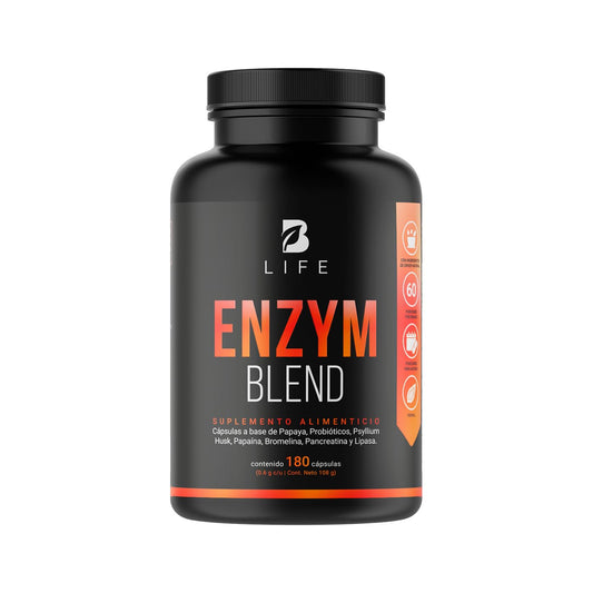 Enzym Blend 180 caps Enzimas digestivas B LIFE