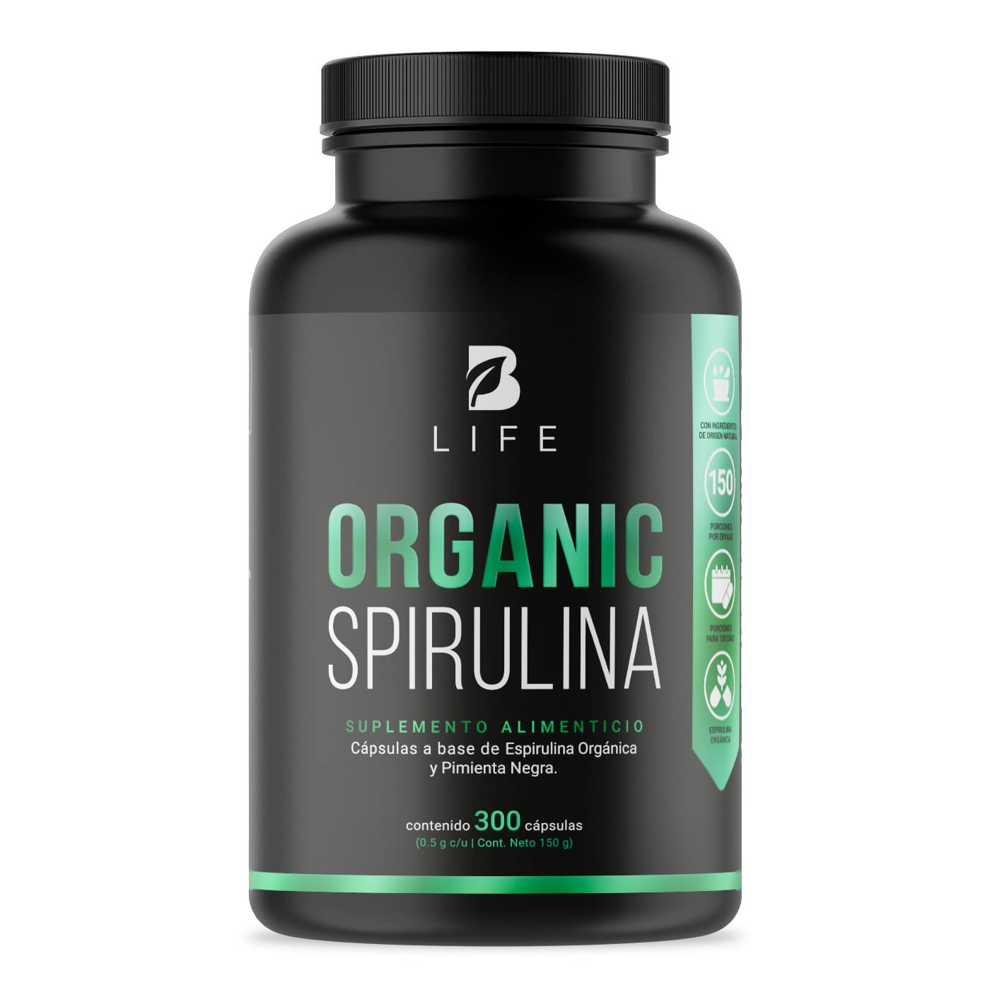 Organic Spirulina 300 caps B LIFE