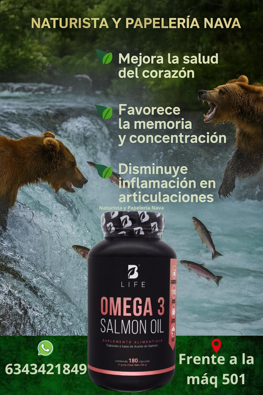 Omega 3 Salmon 180 caps B Life