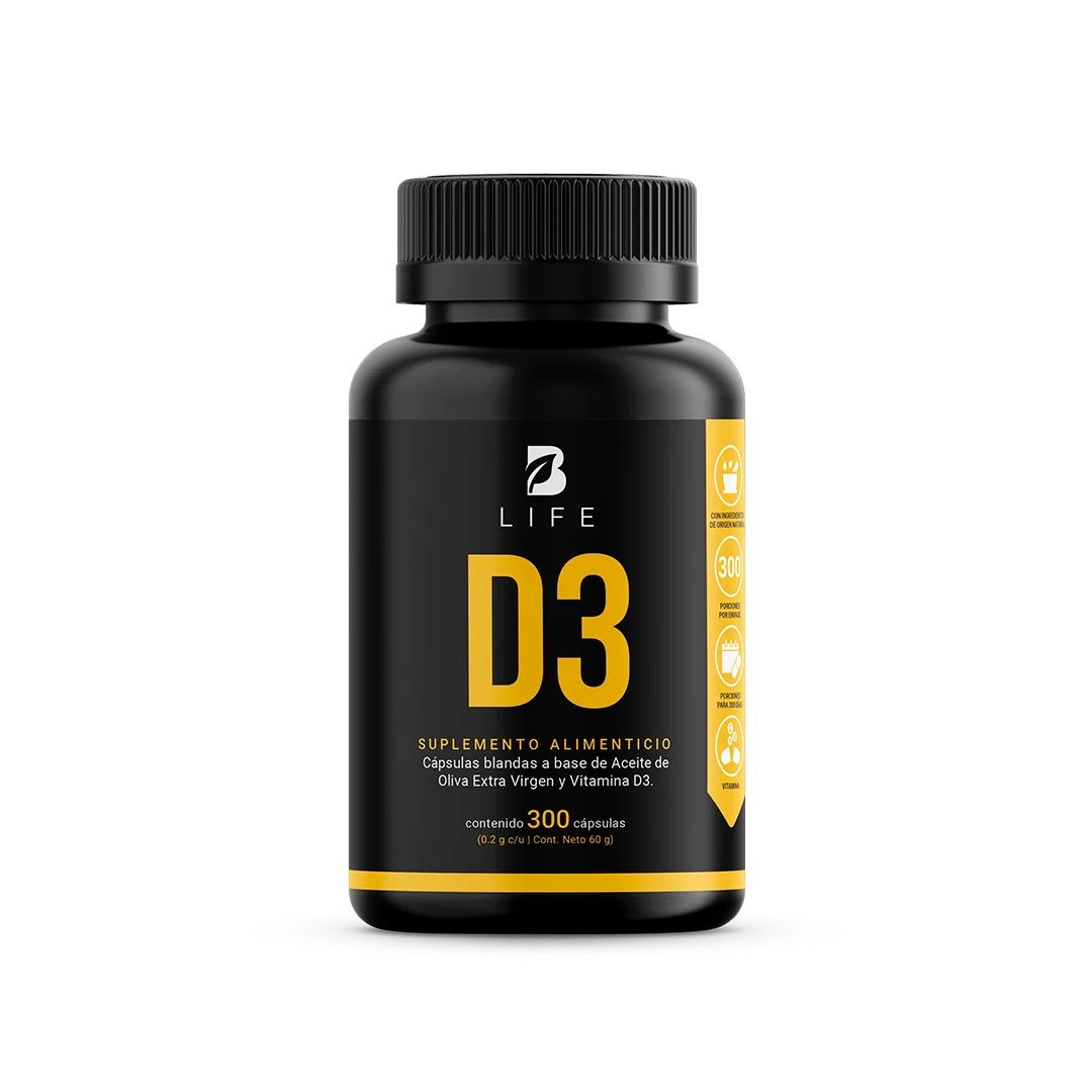 Vitamina D3 300 caps B LIFE